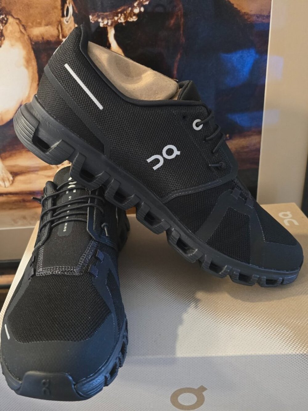 On Running Cloud 6 All Black 3MF10071043 Running Casual Shoes Men's Size 9.5 New